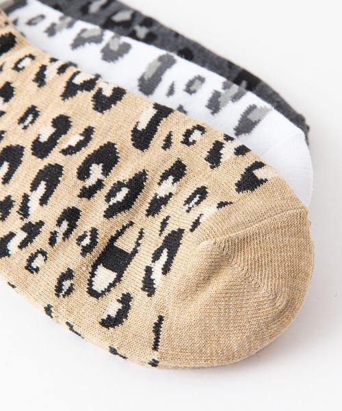 Champion（チャンピオン）の「【CHAMPION/チャンピオン】Wアニマル柄　3P　スニーカーソックス　抗菌防臭機能　CWSCY402　靴下　3足組　ノンパイル　C ODORLESSR（シーオドレス）（ソックス/靴下・レディース・その他/その他1・SMALL）」の3枚目の写真