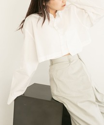KBF | クロップドショートシャツ(シャツ/ブラウス)