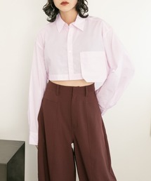 KBF | クロップドショートシャツ(シャツ/ブラウス)