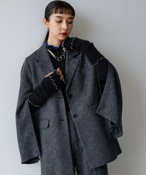 HARE(ハレ)の「シャギーアームウォーマー(HARE)(アームカバー・レディース・ゴールド/シルバー・FREE)」の3枚目の写真