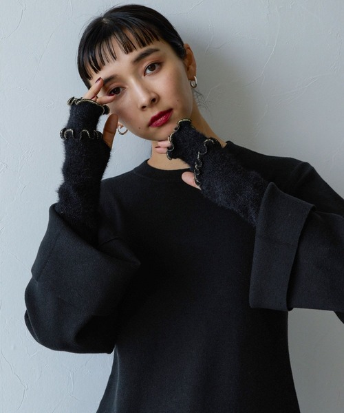 HARE(ハレ)の「シャギーアームウォーマー(HARE)(アームカバー・レディース・ゴールド/シルバー・FREE)」の8枚目の写真