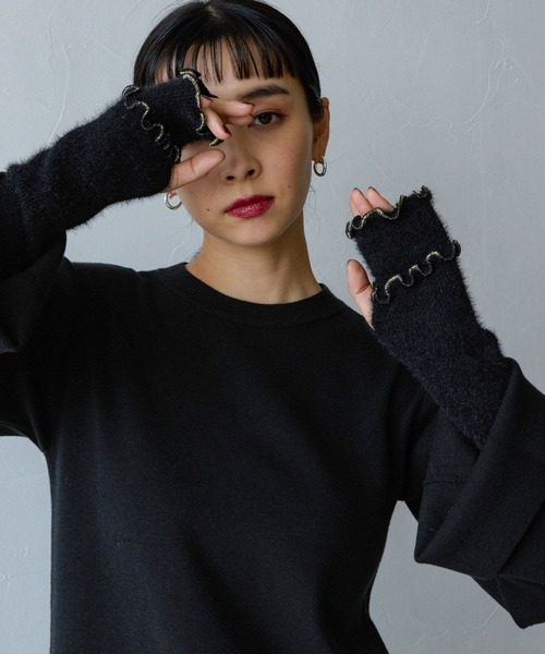 HARE(ハレ)の「シャギーアームウォーマー(HARE)(アームカバー・レディース・ゴールド/シルバー・FREE)」の9枚目の写真