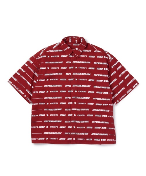 My sugar Babe（マイシュガーベイブ）の「MSB logo patterned shirts（シャツ/ブラウス・メンズ・ブラック/レッド・LARGE/MEDIUM）」の5枚目の写真