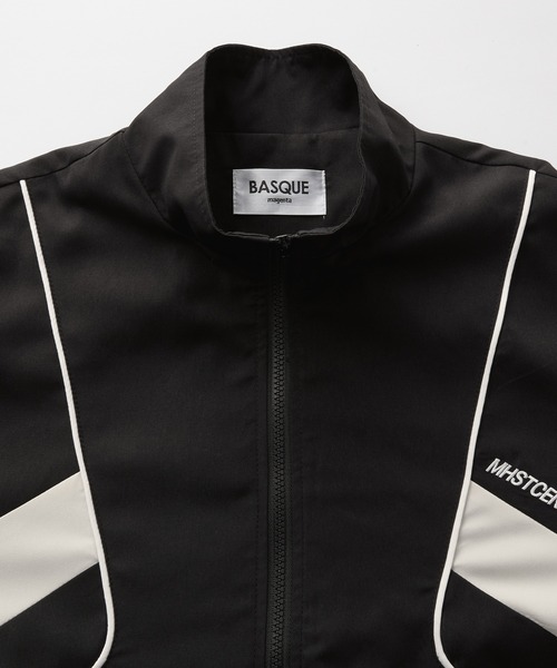BASQUE magenta（バスクマゼンタ）の「ビッグシルエット配色切替トラックジップブルゾン（ブルゾン・メンズ・ブラック/ベージュ・FREE）」の17枚目の写真