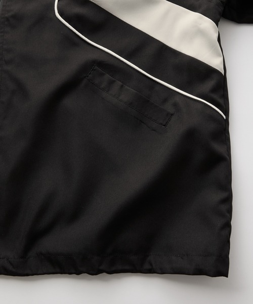 BASQUE magenta（バスクマゼンタ）の「ビッグシルエット配色切替トラックジップブルゾン（ブルゾン・メンズ・ブラック/ベージュ・FREE）」の20枚目の写真