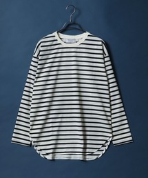 Round Hem Oversized Layered T-shirt/ラウンドヘム オーバーサイズ レイヤード Tシャツ