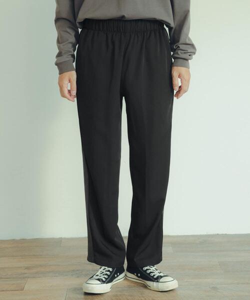 ITEMS URBANRESEARCH（アイテムズ アーバンリサーチ）の「Track Pants（その他パンツ・メンズ・ブラウン/ブラック・LARGE/MEDIUM）」の16枚目の写真