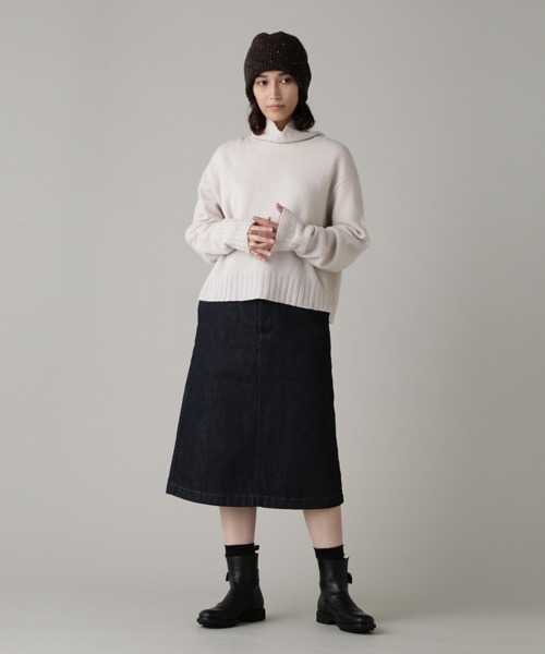 EDWIN（エドウィン）の「ORGANIC COTTON DENIM（デニムスカート・レディース・ブルー系その他6・26/28/29/27）」の3枚目の写真