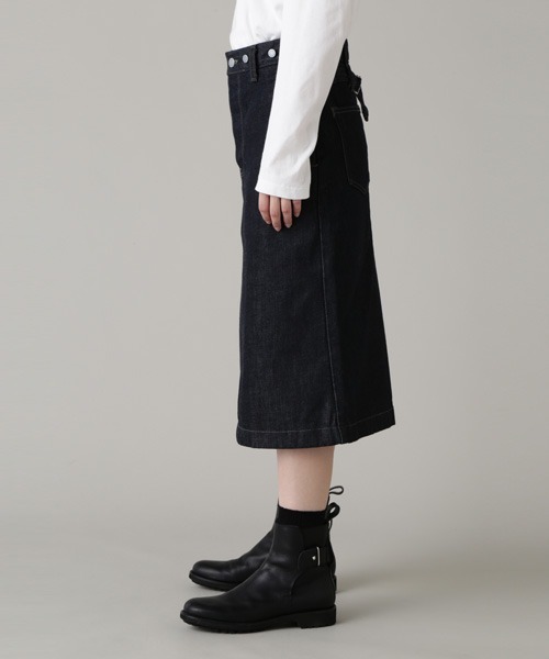 EDWIN（エドウィン）の「ORGANIC COTTON DENIM（デニムスカート・レディース・ブルー系その他6・26/28/29/27）」の5枚目の写真