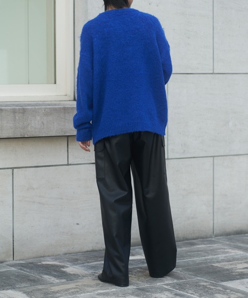 COLONY 2139(コロニートゥーワンスリーナイン)の「モヘアライクシャギーニット(ニット/セーター・メンズ・チャコールグレー/アイボリー/ブルー・LARGE/MEDIUM)」の22枚目の写真