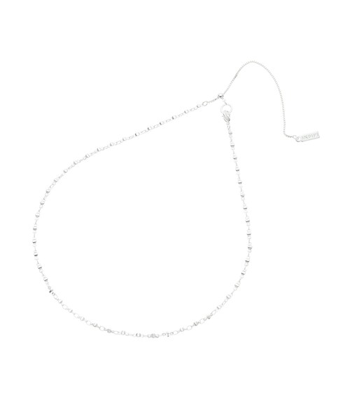 INDIVI(インディヴィ)の「◆カッティングデザイン チェーンネックレス(ネックレス・レディース・シルバー/ゴールド・00)」の2枚目の写真