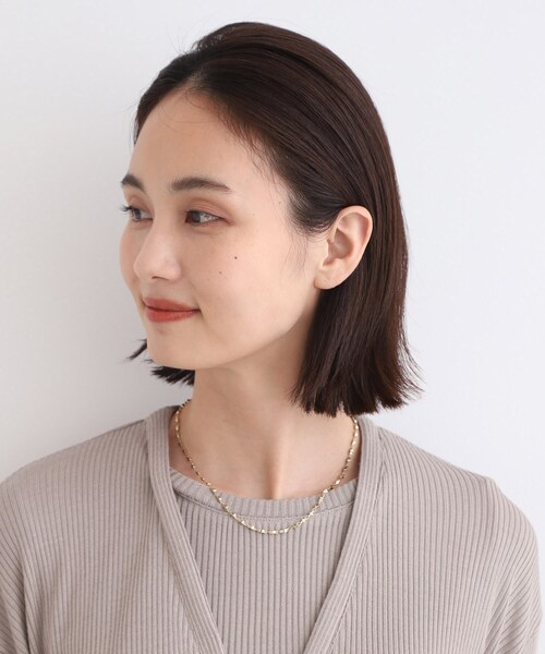 INDIVI(インディヴィ)の「◆カッティングデザイン チェーンネックレス(ネックレス・レディース・シルバー/ゴールド・00)」の7枚目の写真
