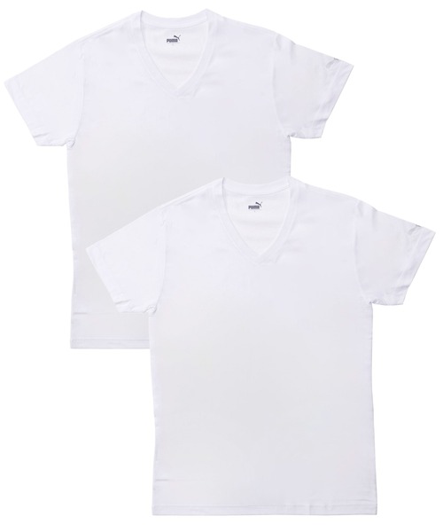 PUMA Tシャツ 2枚セット ネイビー ミント➕パンツ PUMA プーマ 半袖 Tシャツ メンズ ACTIVE ソフト 半袖シャツ