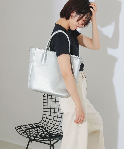 レディースビジネスバッグB:MING by BEAMS 2WAY トートバッグ B:MING by BEAMS（ビーミングバイビームス）の「B:MING by BEAMS