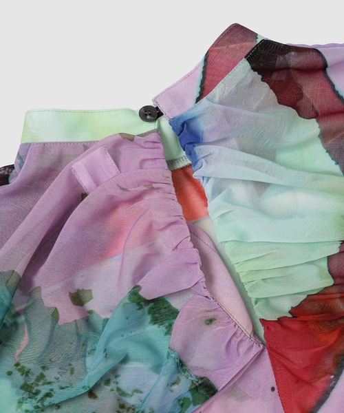 TARO HORIUCHI(タロウ ホリウチ)の「Gathered Sleeve Print Tuetleneck(その他トップス・レディース・その他・0/1)」の4枚目の写真
