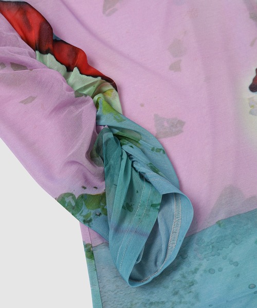 TARO HORIUCHI(タロウ ホリウチ)の「Gathered Sleeve Print Tuetleneck(その他トップス・レディース・その他・0/1)」の6枚目の写真