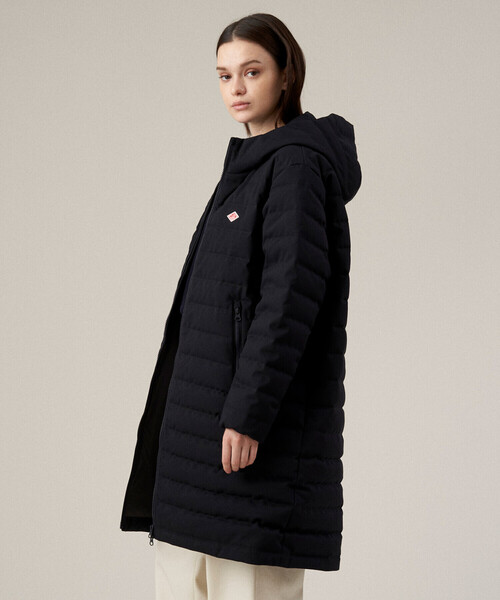 WOMEN´S WOOL LIKE POLYESTER MIDDLE DOWN HOODED COAT 【公式通販】