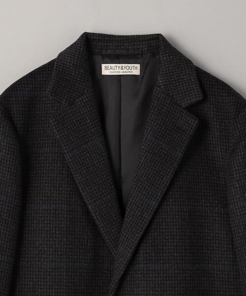 BEAUTY&YOUTH UNITED ARROWS(ビューティーアンドユースユナイテッドアローズ)の「チェック 120S メルトン チェスターコート(チェスターコート・メンズ・モカ/ダークグレー・S/M/L/XL)」の16枚目の写真