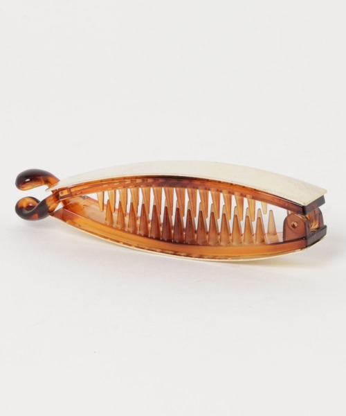 Three Four Time（ｽﾘｰﾌｫｰﾀｲﾑ）の「メタルバナナクリップ（バレッタ/ヘアクリップ・レディース・シルバー/ゴールド・FREE）」の5枚目の写真