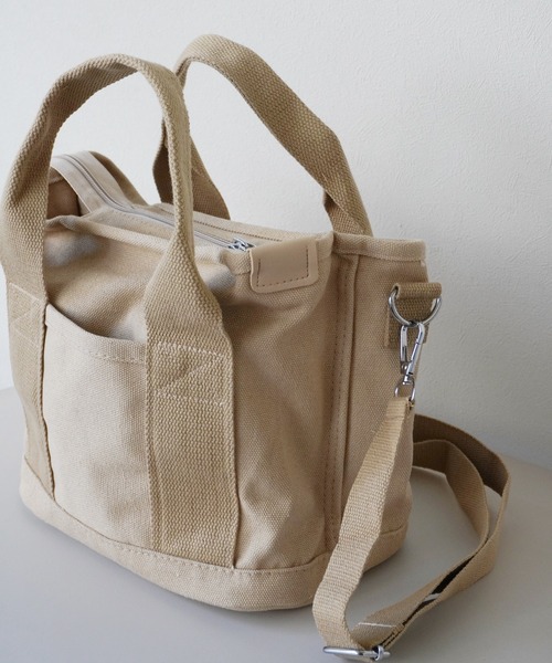 Port（ポート）の「【 Jelly moo / ジェリームー 】 仕切り付き 2WAY ミニトートバッグ / ショルダーバッグ #（トートバッグ・レディース・ピンク/ネイビー/ベージュ/ブラック・FREE）」の9枚目の写真