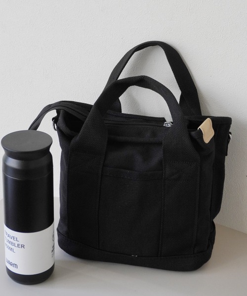 Port（ポート）の「【 Jelly moo / ジェリームー 】 仕切り付き 2WAY ミニトートバッグ / ショルダーバッグ #（トートバッグ・レディース・ピンク/ネイビー/ベージュ/ブラック・FREE）」の5枚目の写真