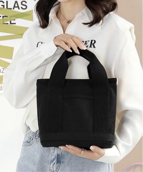 Port(ポート)の「【 Jelly moo / ジェリームー 】 仕切り付き 2WAY ミニトートバッグ / ショルダーバッグ #(トートバッグ・レディース・ピンク/ネイビー/ベージュ/ブラック・FREE)」の19枚目の写真