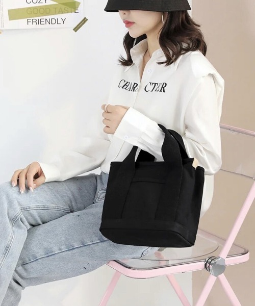 Port(ポート)の「【 Jelly moo / ジェリームー 】 仕切り付き 2WAY ミニトートバッグ / ショルダーバッグ #(トートバッグ・レディース・ピンク/ネイビー/ベージュ/ブラック・FREE)」の22枚目の写真