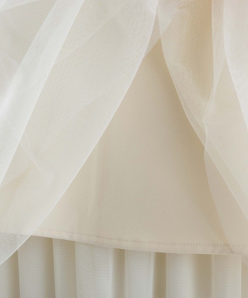 PICCIN（ピッチン）の「【セットアップ可能】ツインクロスペプラムチュールブラウス（シャツ/ブラウス・レディース・ベージュ/ブラック・M）」の22枚目の写真