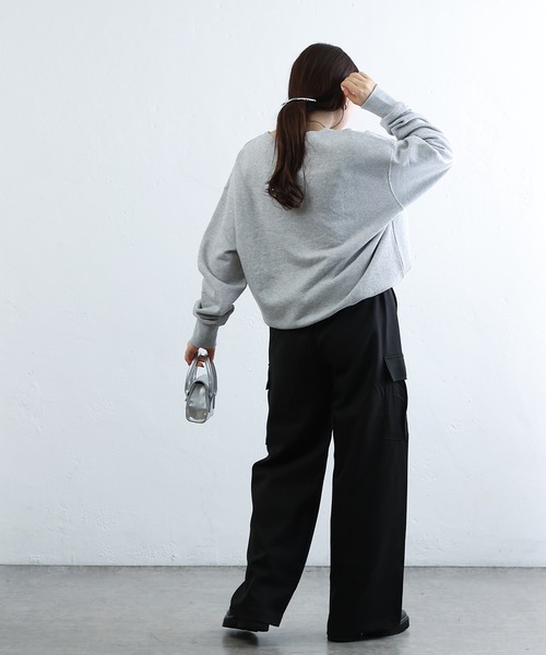 COLONY 2139(コロニートゥーワンスリーナイン)の「ウールライクカーゴパンツ(カーゴパンツ・レディース・グレー/ブラック・SMALL/MEDIUM)」の19枚目の写真