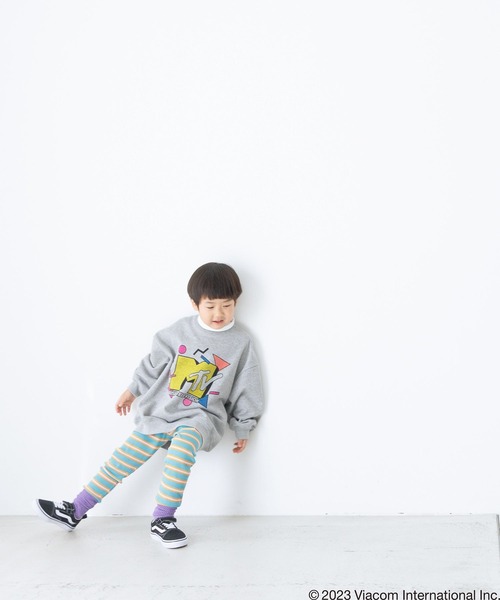 LOWRYS FARM（ローリーズファーム）の「ＭＴＶウラケ　986969（スウェット・キッズ・ブルー/グレー/チャコールグレー・150cm/140cm/120cm/130cm/110cm）」の6枚目の写真