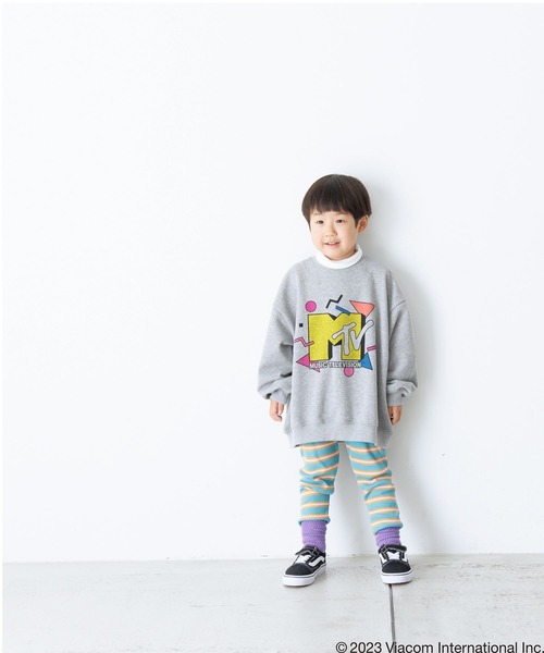 LOWRYS FARM（ローリーズファーム）の「ＭＴＶウラケ　986969（スウェット・キッズ・ブルー/グレー/チャコールグレー・150cm/140cm/120cm/130cm/110cm）」の7枚目の写真