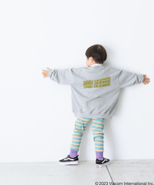 LOWRYS FARM（ローリーズファーム）の「ＭＴＶウラケ　986969（スウェット・キッズ・ブルー/グレー/チャコールグレー・150cm/140cm/120cm/130cm/110cm）」の9枚目の写真