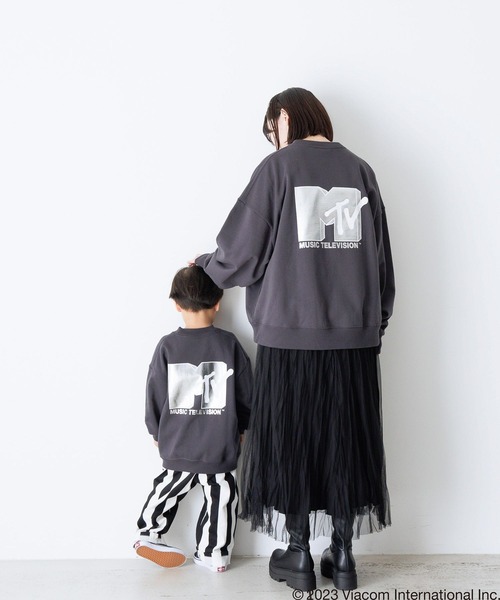 LOWRYS FARM（ローリーズファーム）の「ＭＴＶウラケ　986969（スウェット・キッズ・ブルー/グレー/チャコールグレー・150cm/140cm/120cm/130cm/110cm）」の13枚目の写真