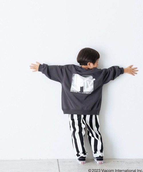 LOWRYS FARM（ローリーズファーム）の「ＭＴＶウラケ　986969（スウェット・キッズ・ブルー/グレー/チャコールグレー・150cm/140cm/120cm/130cm/110cm）」の17枚目の写真