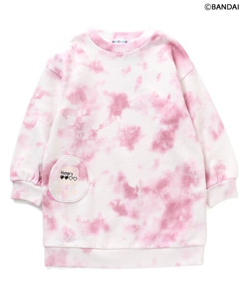 algy（アルジー）の「【たまごっち】いつもいっしょポケット付きワンピース（ワンピース・キッズ・グレー/ピンク・130/140/110/150/120/100/160/90）」の2枚目の写真