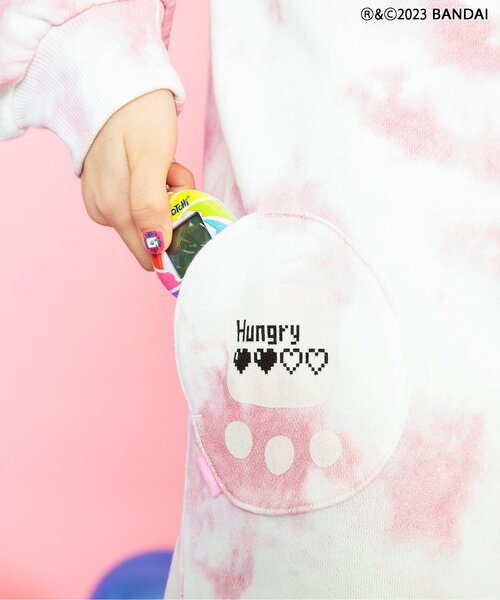algy（アルジー）の「【たまごっち】いつもいっしょポケット付きワンピース（ワンピース・キッズ・グレー/ピンク・130/140/110/150/120/100/160/90）」の5枚目の写真
