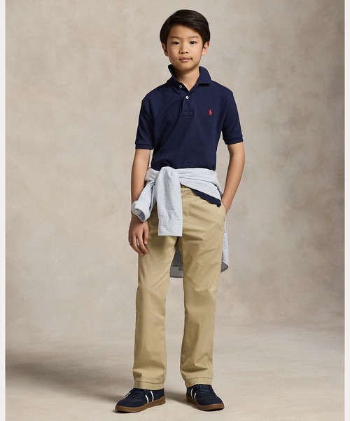 POLO RALPH LAUREN CHILDRENSWEAR(ポロ ラルフ ローレン チルドレンズウェア)の「コットン メッシュ ポロシャツ(ポロシャツ・キッズ・ネイビー系1・S/M/L/XL)」の5枚目の写真