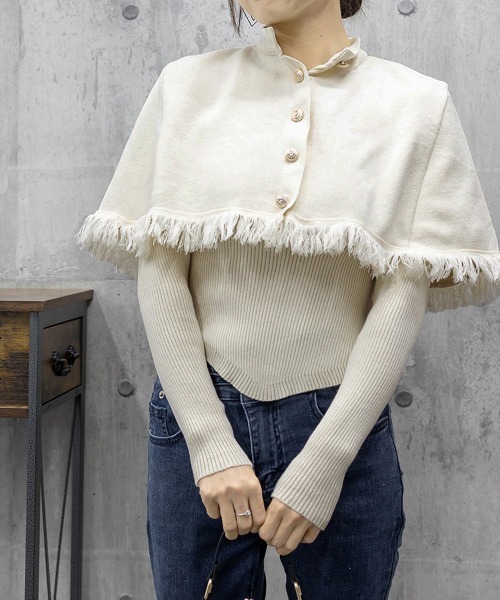 Miniministore(ミニミニストア)の「アンサンブルニット 2点セットアップ韓国(ニット/セーター・レディース・ブラック/ワインレッド/アイボリー/ホワイト・フリー)」の16枚目の写真