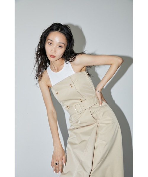 DRWCYS（ドロシーズ）の「トレンチディティールベアワンピース（ワンピース・レディース・ベージュ/ブラック・FREE）」の22枚目の写真