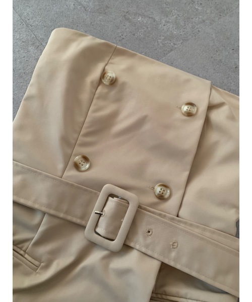 DRWCYS（ドロシーズ）の「トレンチディティールベアワンピース（ワンピース・レディース・ベージュ/ブラック・FREE）」の14枚目の写真