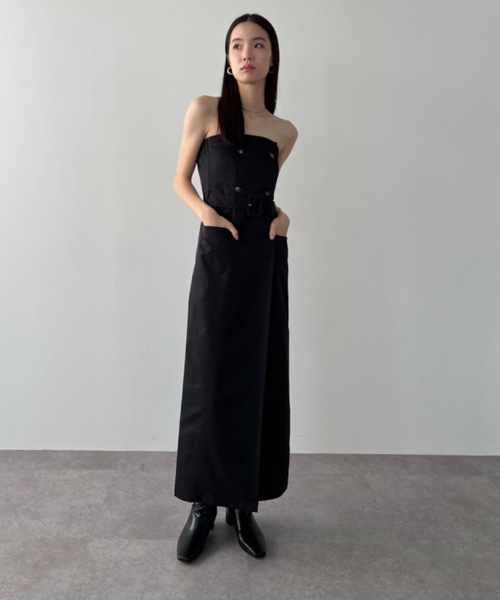 DRWCYS（ドロシーズ）の「トレンチディティールベアワンピース（ワンピース・レディース・ベージュ/ブラック・FREE）」の17枚目の写真