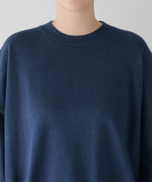 j.s luxe 購入、アーメン　ボートネック　プル セール】Co/Peテンジククルーネックプルオーバー（ニット/セーター