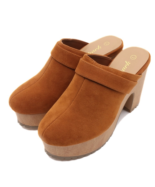 WEGO（ウィゴー）の「WEGO/サボサンダル（サンダル・レディース・ブラック/キャメル・MEDIUM/LARGE）」の7枚目の写真