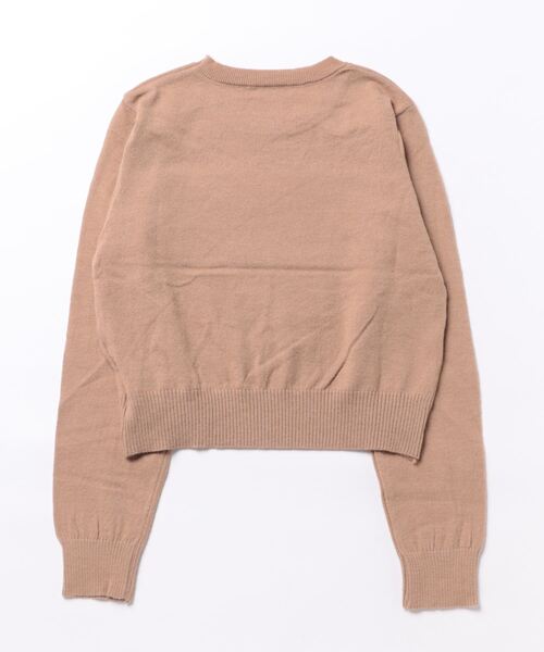 nemne store（ネンネストア）の「【Nefilim】バタフライショートニット（ニット/セーター・レディース・ベージュ/ブラック・フリー）」の19枚目の写真