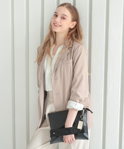Clelia(クレリア)の「【Serena/セレーナ】2way縦型サコッシュ(ショルダーバッグ・レディース・ブラウン/ブラック/ベージュ/ダークブラウン・ONE SIZE)」の18枚目の写真