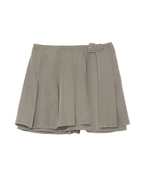 EATME(イートミー)の「プリーツラップミニスカート(セットアップ可能)(スカート・レディース・ブラック/グレー/イエロー/ブルー・SMALL/MEDIUM)」の15枚目の写真