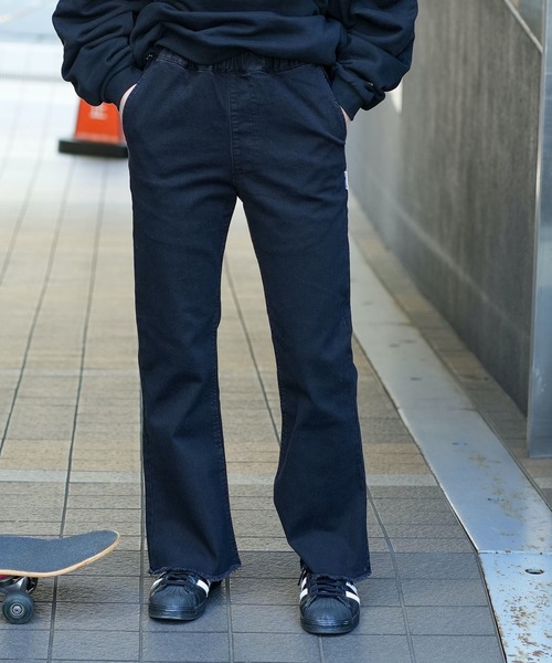 ELEMENT eden(エレメントエデン)の「ELEMENT レディース SHOD PANTS FL R3 WOMEN ロングパンツ/エレメントレディースワイドフレアウエストゴムロングパンツ(その他パンツ・レディース・ブルー系その他/ライトブルー・FREE)」の5枚目の写真