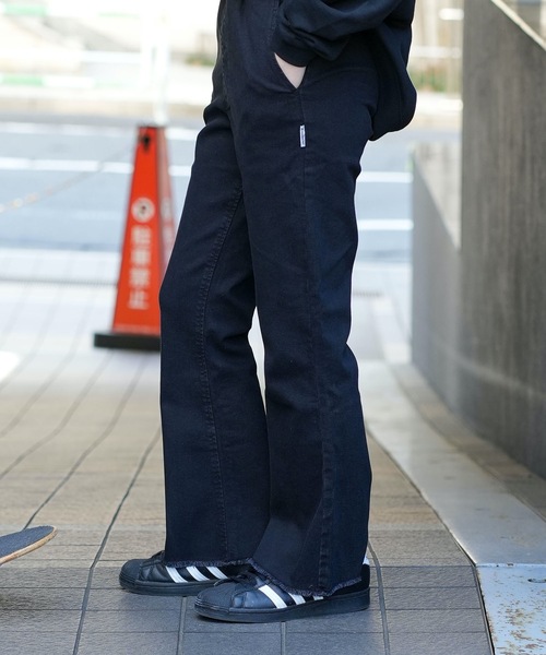 ELEMENT eden(エレメントエデン)の「ELEMENT レディース SHOD PANTS FL R3 WOMEN ロングパンツ/エレメントレディースワイドフレアウエストゴムロングパンツ(その他パンツ・レディース・ブルー系その他/ライトブルー・FREE)」の6枚目の写真