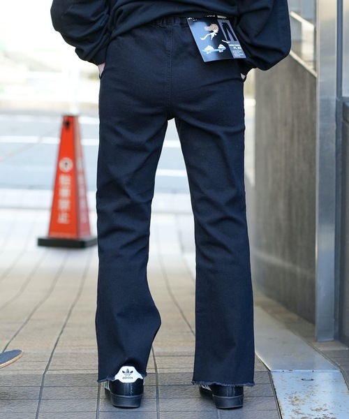 ELEMENT eden(エレメントエデン)の「ELEMENT レディース SHOD PANTS FL R3 WOMEN ロングパンツ/エレメントレディースワイドフレアウエストゴムロングパンツ(その他パンツ・レディース・ブルー系その他/ライトブルー・FREE)」の7枚目の写真