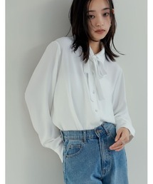 Re:EDIT | [2024SS COLLECTION]2WAYボウタイシャツブラウス(シャツ/ブラウス)